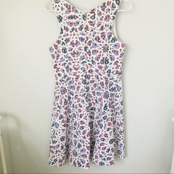 CeCe Mosaic Cutout Fit & Flare Dress - Picture 2 of 6